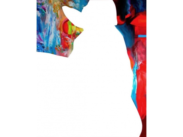 Алмазная картина-раскраска «Радужная зебра» — картинка 3