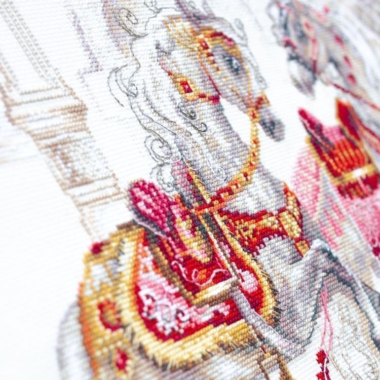 Набор для вышивания «Королевские скакуны» — картинка 4