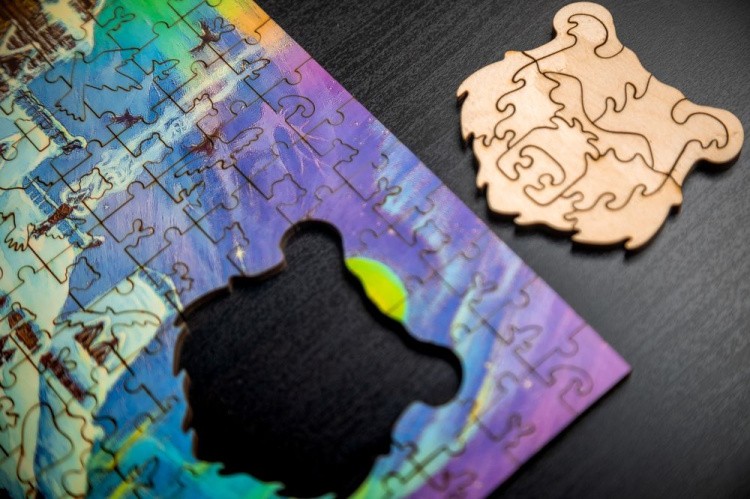 Деревянные пазлы DAVICI «Пробуждение» — картинка 9