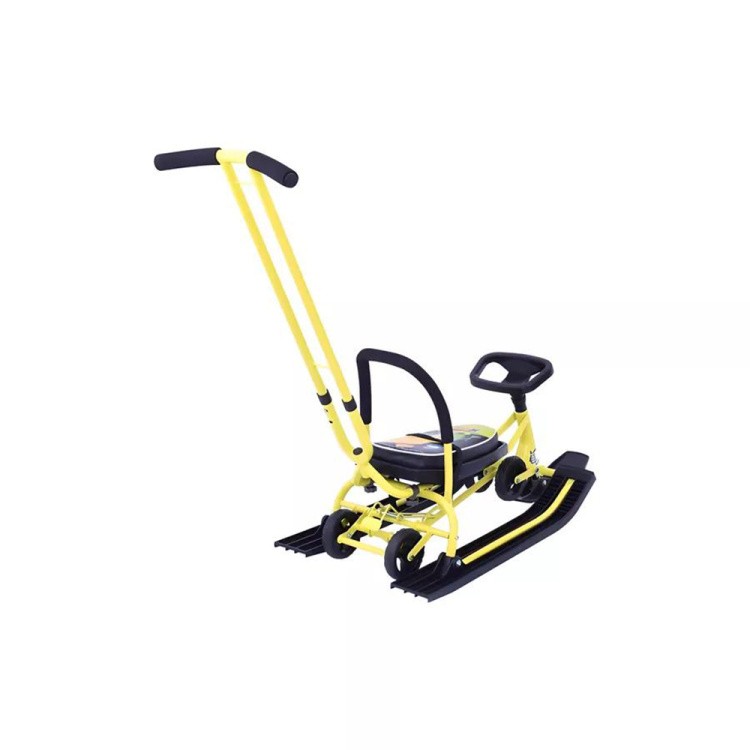 Снегокат детский 111 Mobile с ручкой (Космики) — картинка 6