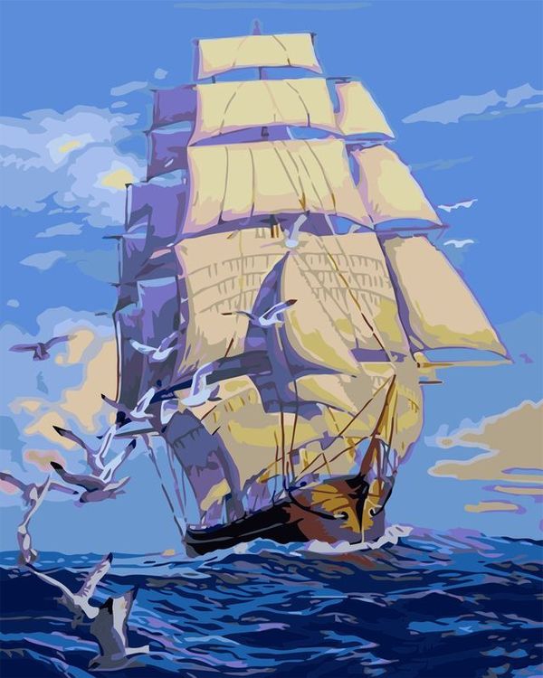 Алмазная вышивка «Корабль» — картинка 2