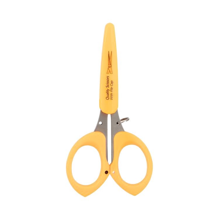 Ножницы для рукоделия, 115 мм, оранжевые, Gamma — картинка 2