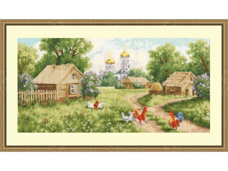 Набор для вышивания «Утро в деревне» — картинка 2