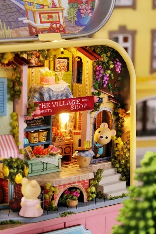 Сборная модель (румбокс) в шкатулке «Счастливый рынок» — картинка 5