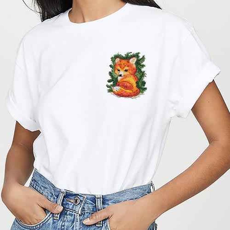 Набор для вышивания «Лисёнок в еловых ветках» — картинка 3