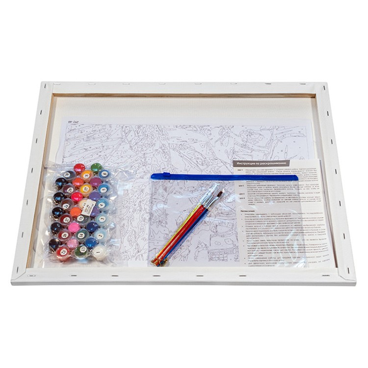 Картина по номерам «Астронавт в пламени» — картинка 3