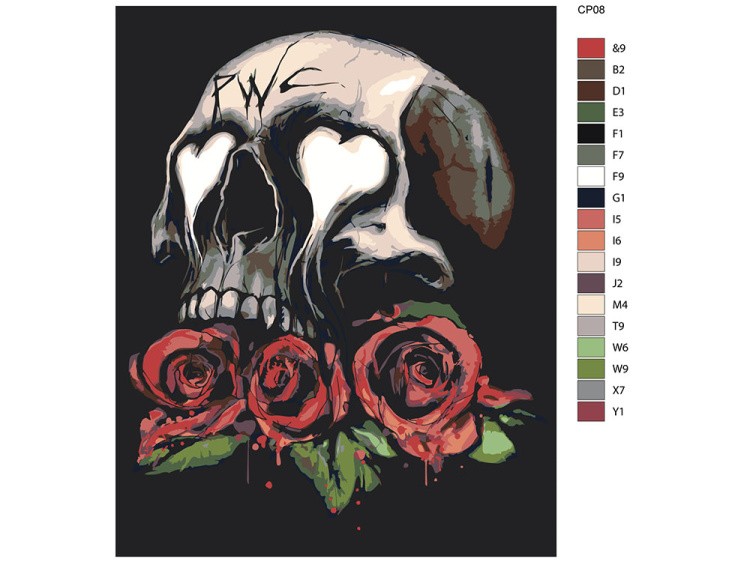 Картина по номерам «Розы вечности» — картинка 2
