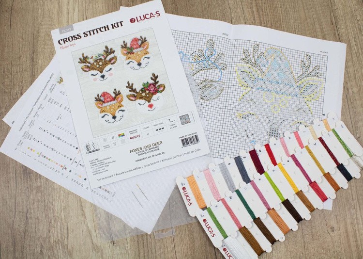 Набор для вышивания «Лисята и оленята» — картинка 3