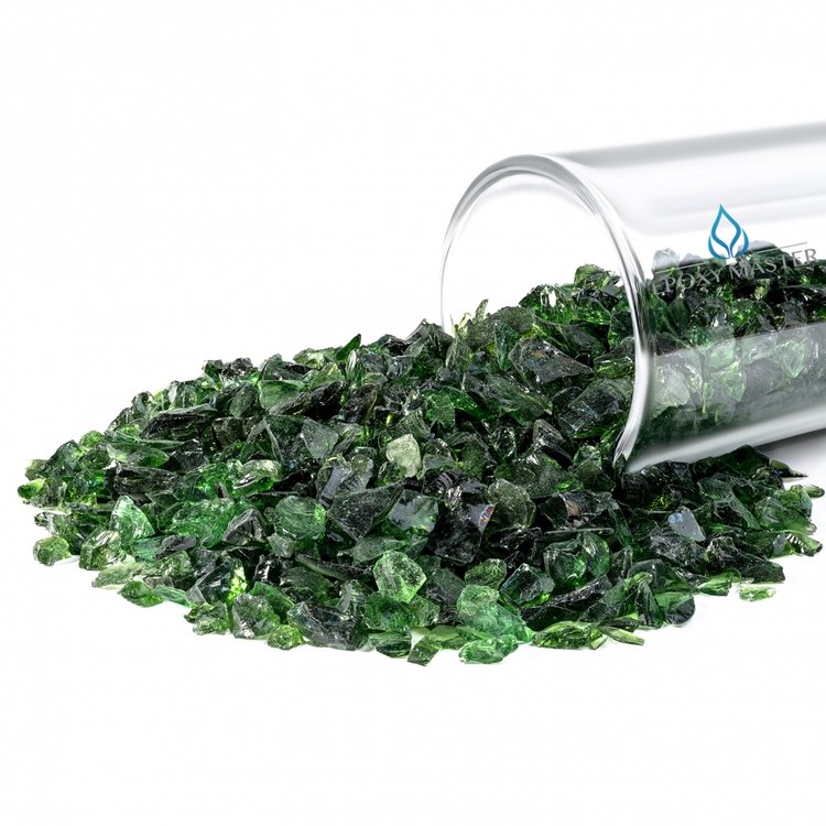 Стеклянная крошка изумрудная, 100г — картинка 2