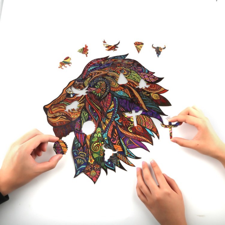 Деревянные пазлы «Король Джунглей M», Woodbests — картинка 4