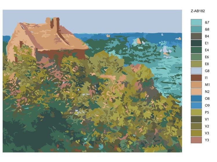 Картина по номерам «Домик на дереве» — картинка 2