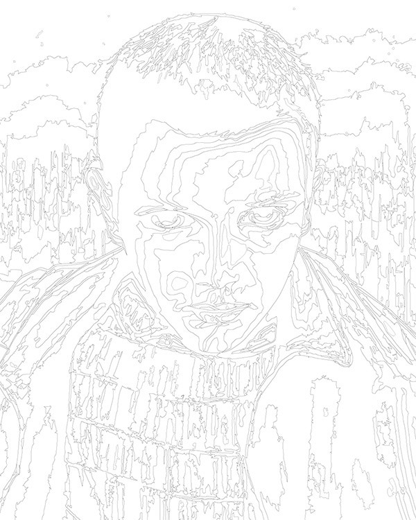 Картина по номерам «Очень странные дела ОСД Милли Бобби Браун» — картинка 3