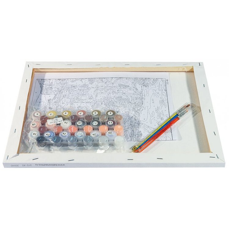 Картина по номерам «Солнечное утро» — картинка 3