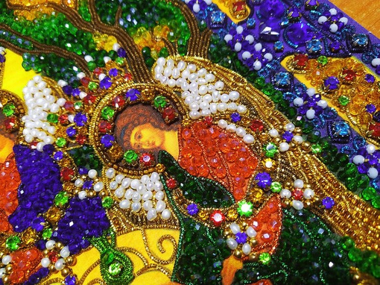 Набор вышивки хрустальными камнями «Святая Троица» — картинка 11