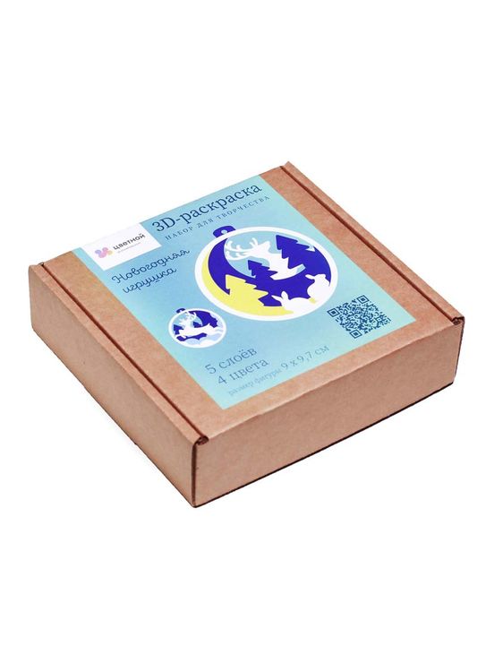 3D пазл-раскраска «Сказочный олень» — картинка 4