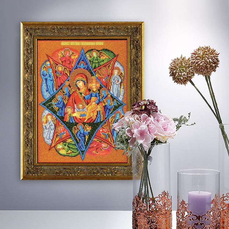 Набор вышивки бисером «Богородица Неопалимая Купина» — картинка 6
