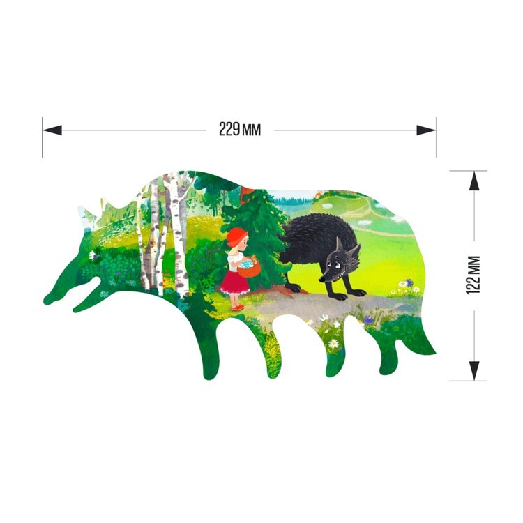 Деревянные пазлы DAVICI «В гости к бабушке» — картинка 2