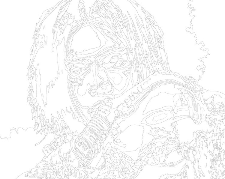 Картина по номерам «Рок и рэп музыкант Джизус DZHIZUS 3» — картинка 3