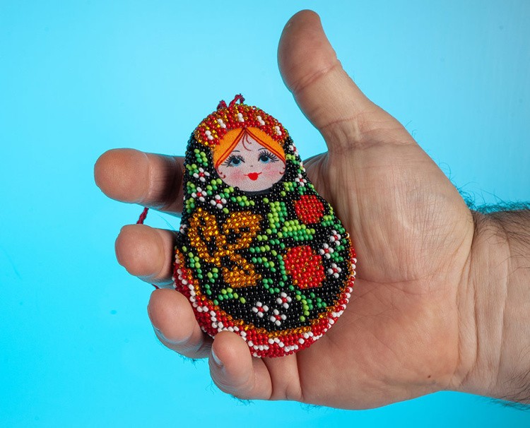 Набор для вышивания «Матрешка Хохлома» — картинка 5