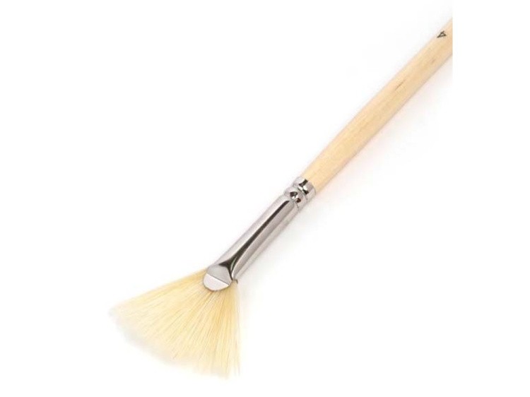 Кисть для эбру веерная №4, Ebrusso — картинка 2
