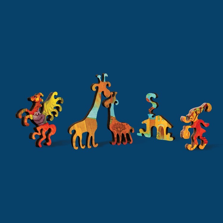 Деревянные пазлы DAVICI «Небесный почтальон» — картинка 4