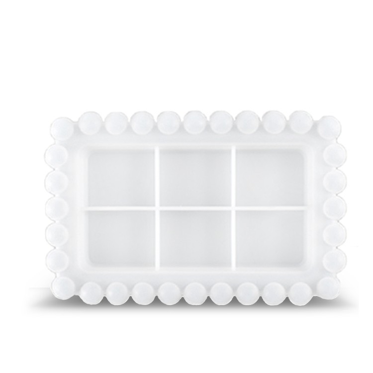 Силиконовый молд - Винтажная тарелка, 16х10 см — картинка 2