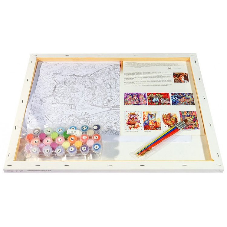 Картина по номерам «Сладкие карамельки» — картинка 3