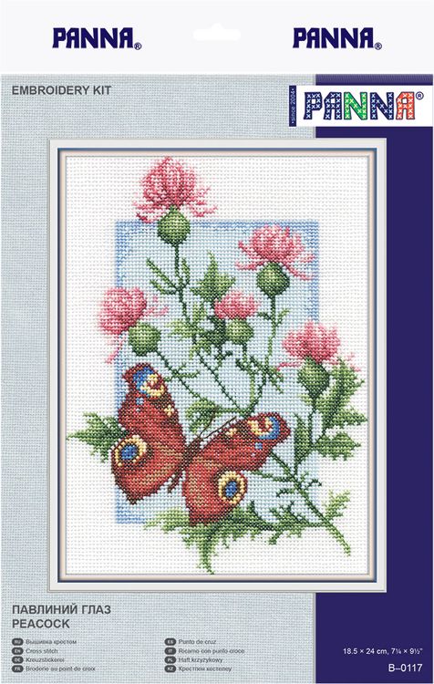 Набор для вышивания «Павлиний глаз» — картинка 3