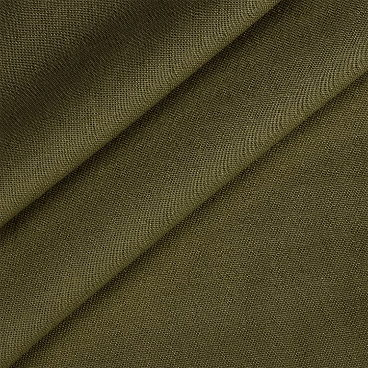 Ткань льняная, 200 г/м², 5 м x 140 см, цвет: оливка, TBY — картинка 3