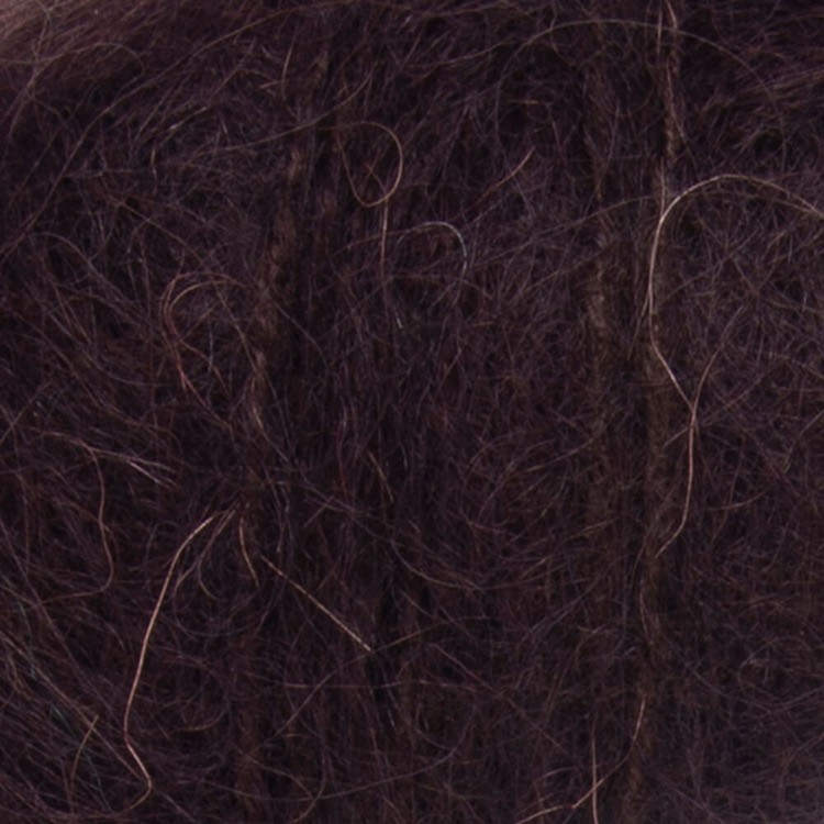 Пряжа YarnArt Mohair trendy (Мохер тренди) (123), темно-коричневый, 5 шт. по 100 г — картинка 2