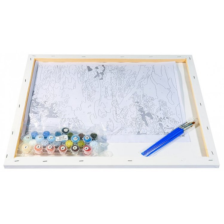 Картина по номерам «Живописная бухта» — картинка 3