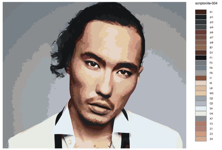 Картина по номерам «Скриптонит 4» — картинка 2