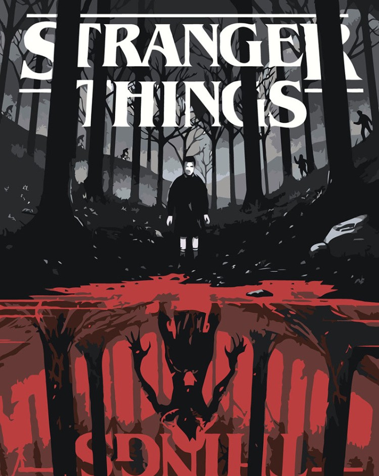 Картина по номерам ОСД Очень странные дела