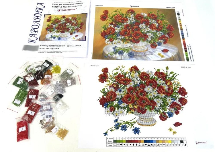 Набор для вышивания «Полевой букет» — картинка 3