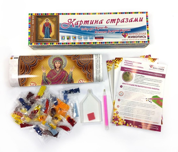 Алмазная вышивка «Икона Нерушимая Стена» — картинка 2