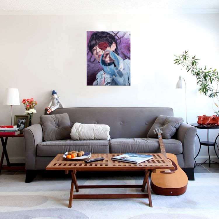 Картина по номерам «BTS Ким Тэ Хён» — картинка 4