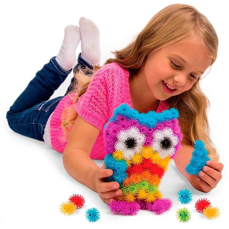 Конструктор-липучка Вязкий Пушистый шарик (Bunchems) 800 деталей — картинка 2