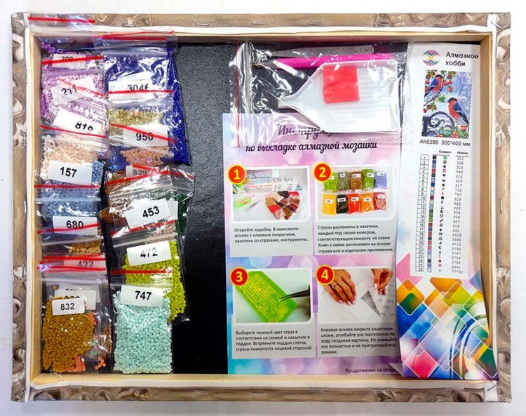 Алмазная вышивка «Вестники зимы» — картинка 4