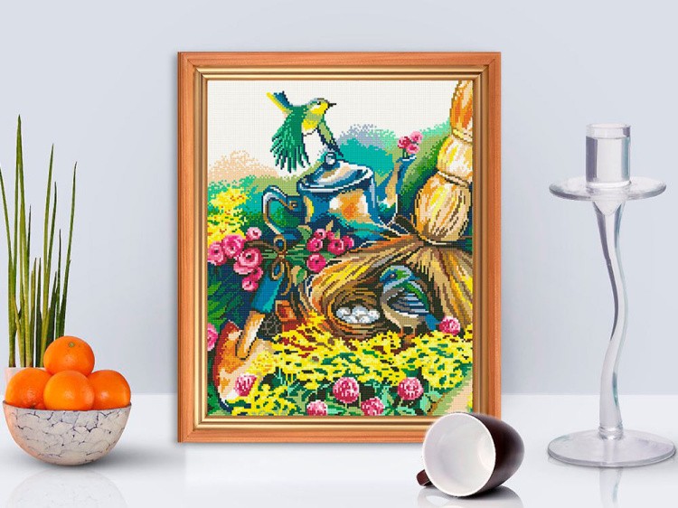 Алмазная вышивка «Гнездышко» — картинка 3