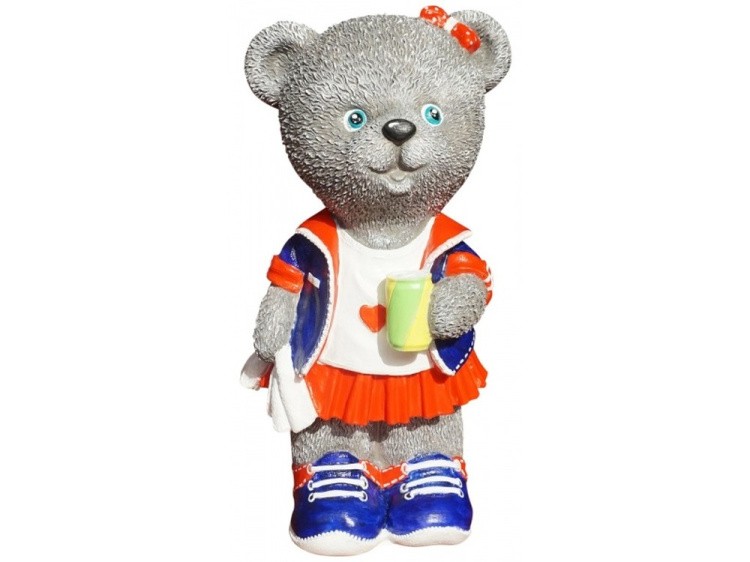 Виниловая копилка-раскраска «Мишка-спортсменка» — картинка 2