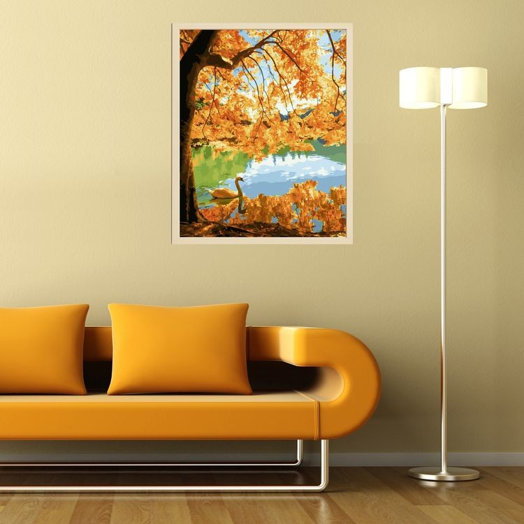 Картина по номерам «Осенний пейзаж» — картинка 4