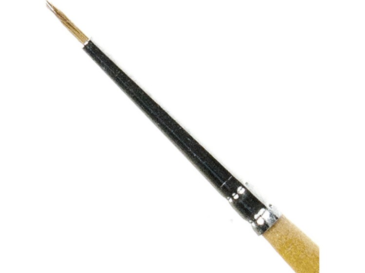 Колонок круглая №00 с короткой ручкой — картинка 3