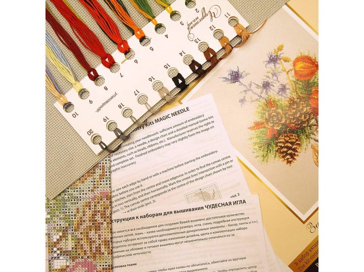 Набор для вышивания «Зимний букетик» — картинка 4