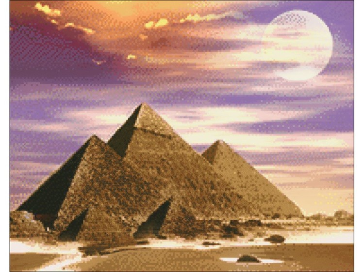 Алмазная вышивка «Египетские пирамиды» — картинка 2