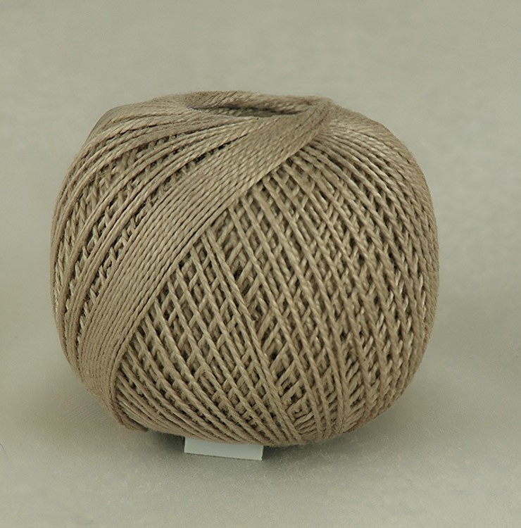 Пряжа ПНК им.Кирова Ирис (6601), серо-бежевый, 5 шт. по 25 г — картинка 2