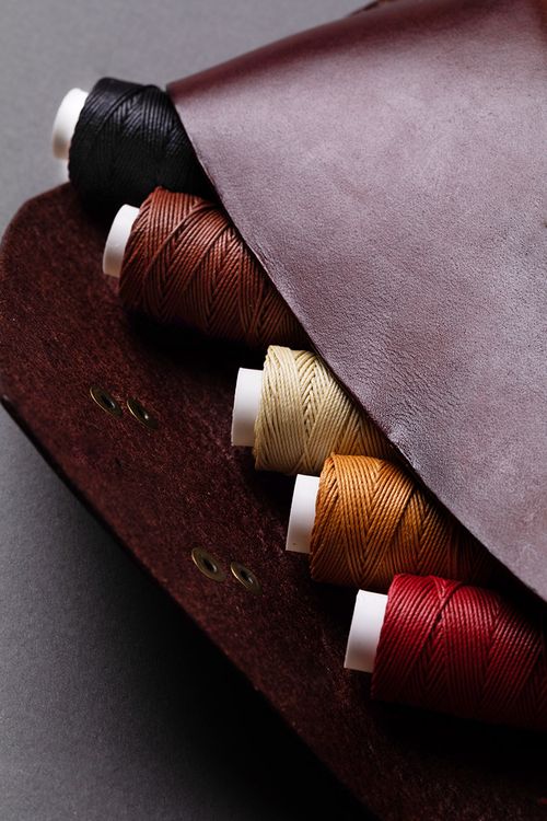 Нитки для кожи вощёные (кручёные), 25 м, цвет: темно-коричневый, Промысел — картинка 3