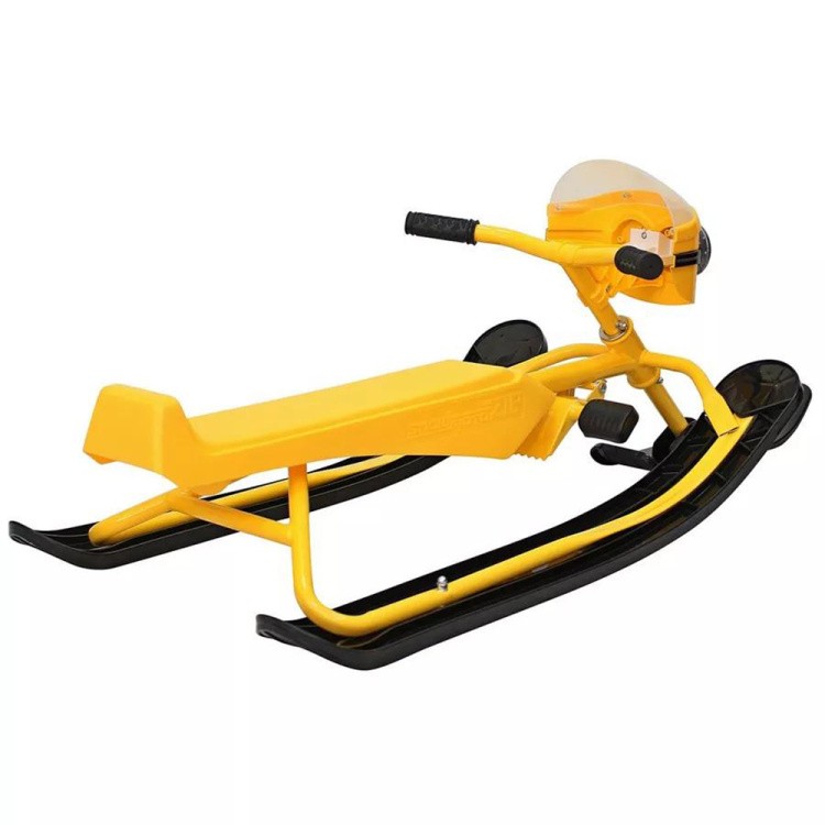 Снегокат детский Миньон жёлтый — картинка 14