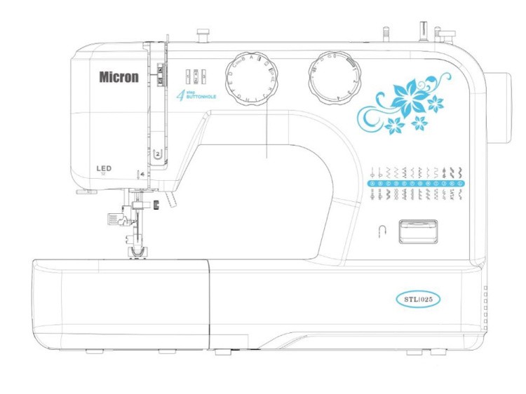 Швейная машина бытовая, Micron — картинка 6