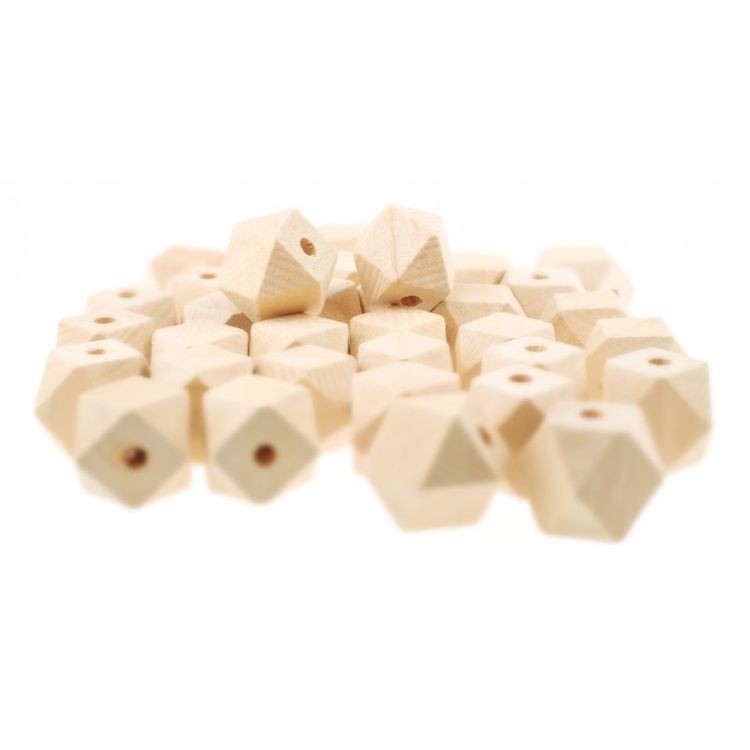 Бусины фигурный, дерево, 18 мм, 35 шт. — картинка 3