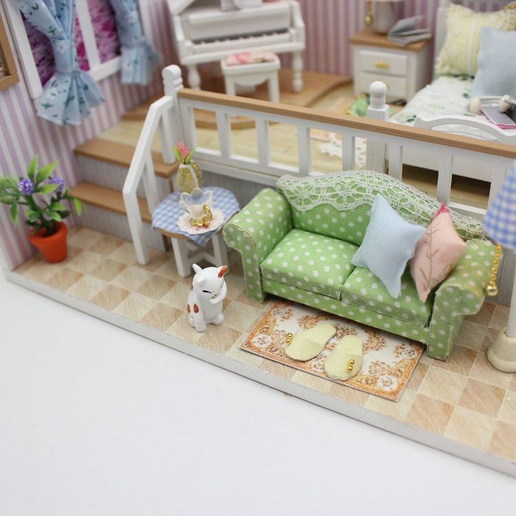 Сборная модель Румбокс. Миниатюрная комната «Музыкальная комната» — картинка 5